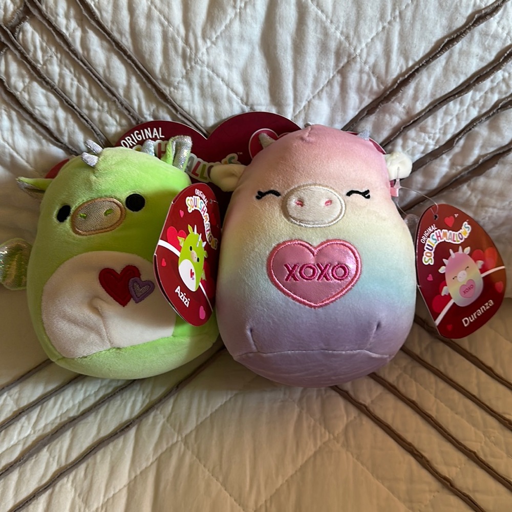 Squishmallow Set- Valentine’s 2023- RARE Seasonal Item
